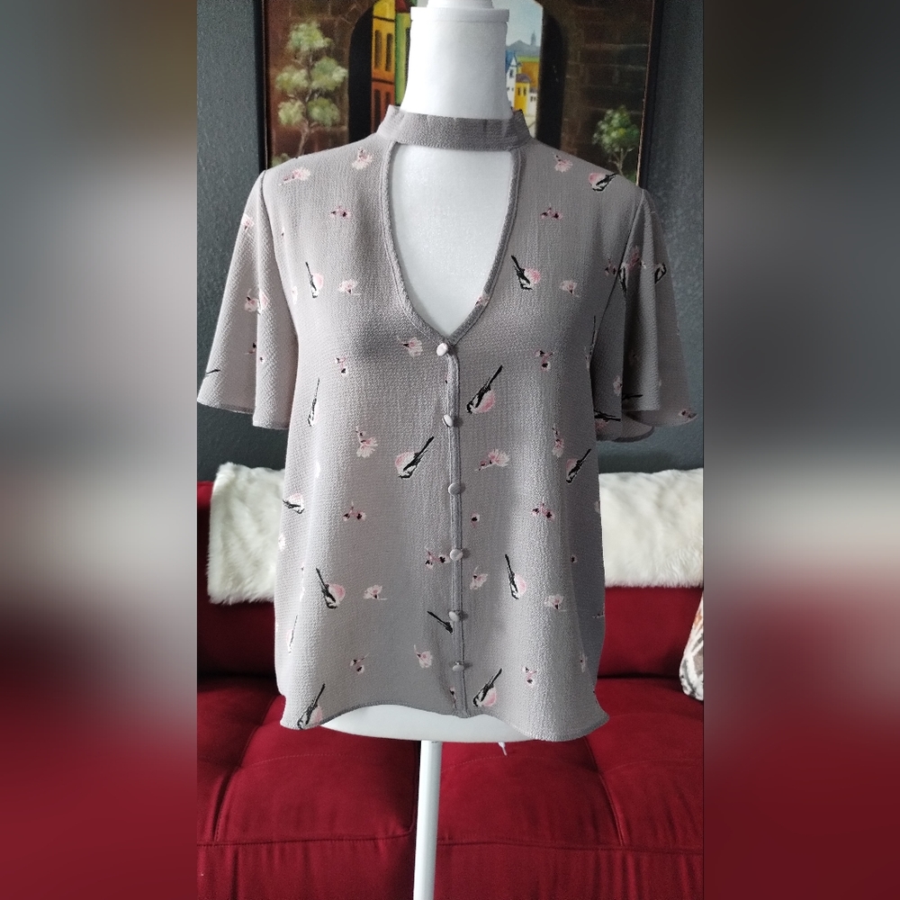 Kaii Los Angeles Size S Grey, pink and white